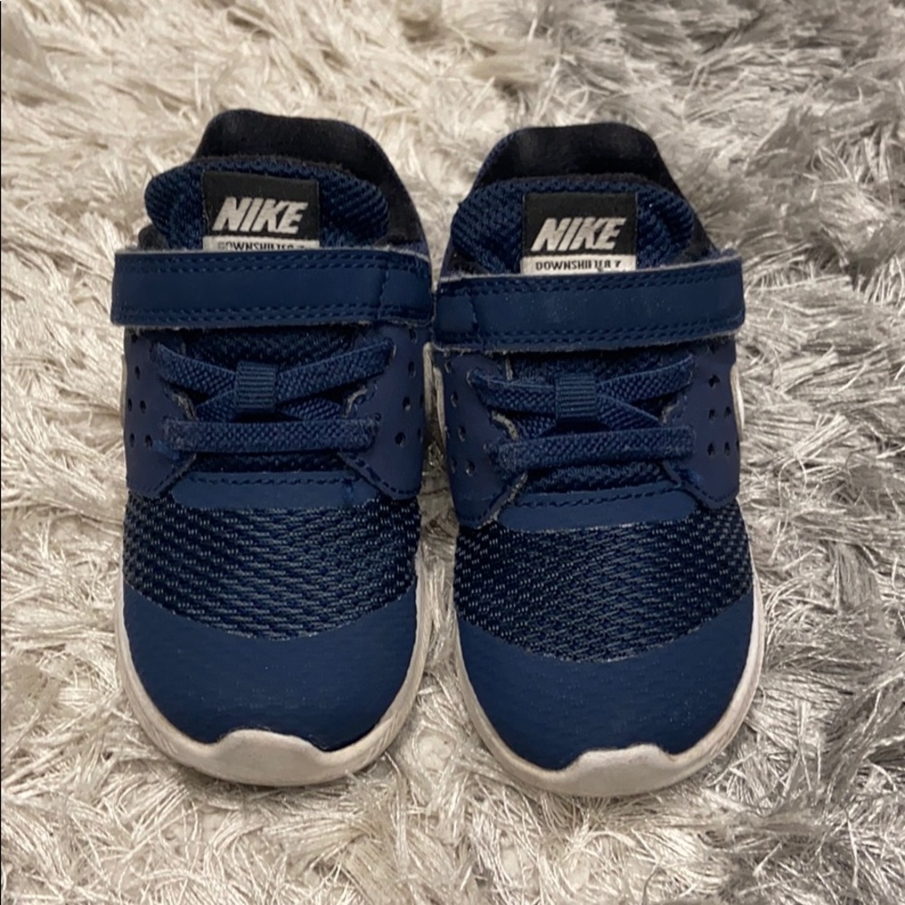 COPY - Toddler Navy Blue Nike Downshifter 7 Sneak…